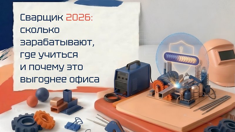 Сварщик 2026: сколько зарабатывают, где учиться и почему это выгоднее офиса?