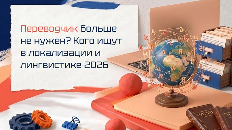 Переводчик больше не нужен? Кого ищут в локализации и лингвистике 2026