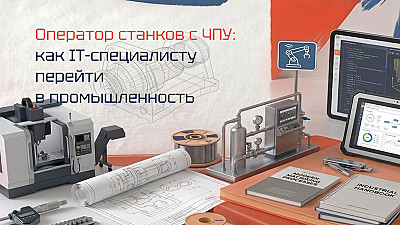 Оператор станков с ЧПУ: как IT-специалисту перейти в промышленность